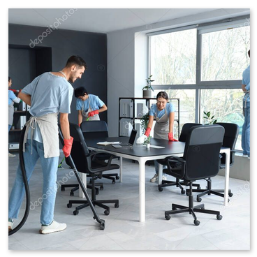 Salle de réunion avant/après remise en ordre