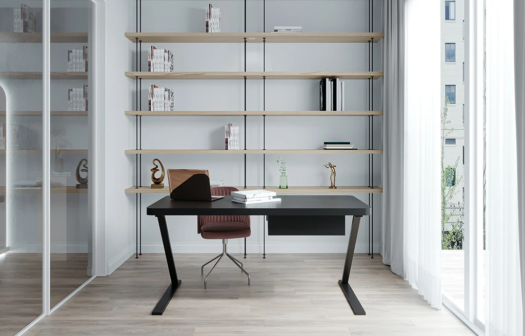 Bureaux propres avec vitres nettes